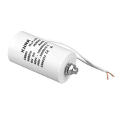 Kondensator rozruchowy 16uF 450VAC CBB60 silnikowy fazowy M8 85x40 przewody