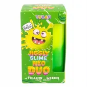 Jiggly Slime. Neo Duo, żółto-zielony, 430 g