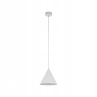 LAMPA WISZĄCA ZWIS TK LIGHTING CONO 10007 BIAŁA 1XE27 KLOSZ STOŻKOWY