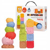 Klocki sensoryczne Zestaw Montessori