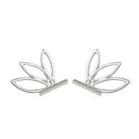 kolczyki skrzydełka za ucho srebro