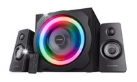 GŁOŚNIKI KOMPUTEROWE 2.1 PODŚWIETLENIE LED RGB SUBWOOFER Z PILOTEM