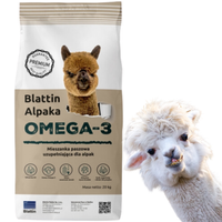 Mieszanka paszowa dla alpak Blattin Alpaka Omega 3, worek 20 kg