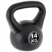 KETTLEBELL MAXXIVA 14 KG CZARNY OBCIĄŻENIE HANTLA KOMPOZYTOWA KULA