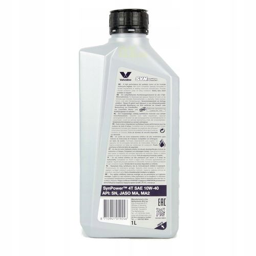 VALVOLINE 10W-40 4T SYNPOWER 1L na Arena.pl