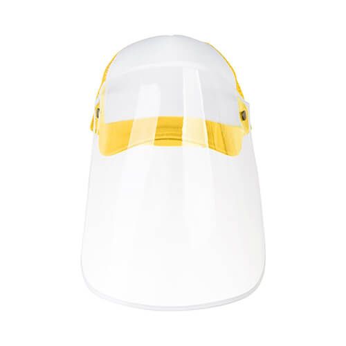 Czapka do przyłbicy do sublimacji - żółta zdjęcie 1