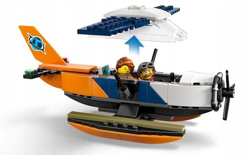 LEGO City 60425 Wodolot badaczki dżungli klocki figurki torba prezentowa na Arena.pl