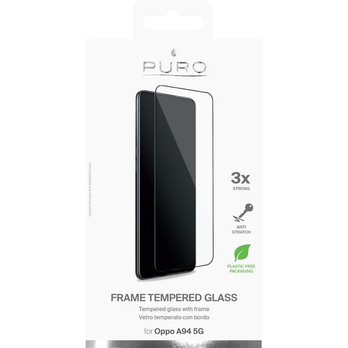 ND38_SDGFRA94OPBLK PURO Frame Tempered Glass - Sz na Arena.pl