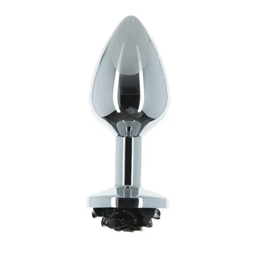 Plug analny - Lux Active Metal Butt Plug Black Rose na Arena.pl