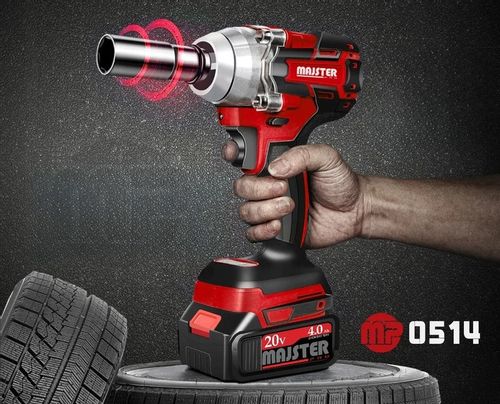 KLUCZ UDAROWY Akumulatorowy BEZSZCZOTKOWY do KÓŁ 20V 1/2' 2xAKU 4AH WALIZKA na Arena.pl