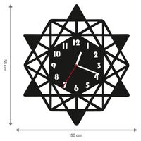ZEGAR ŚCIENNY GEOMETRIA 58cm XXL 140.11