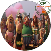 Opłatek waflowy na tort - ASTERIX & OBELIX