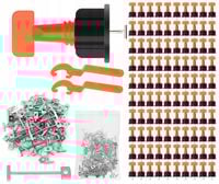 SYSTEM DO POZIOMOWANIA PŁYTEK ZESTAW 200szt KLIPSY 100szt + SZPILKI