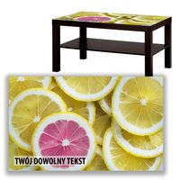 BLAT SZKLANY IKEA LACK Cytryna z Twoim napisem 90x55cm 007a