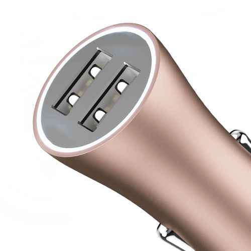 Ładowarka Samochodowa 2xUSB Baseus FastCharge 2.4A brązowy na Arena.pl