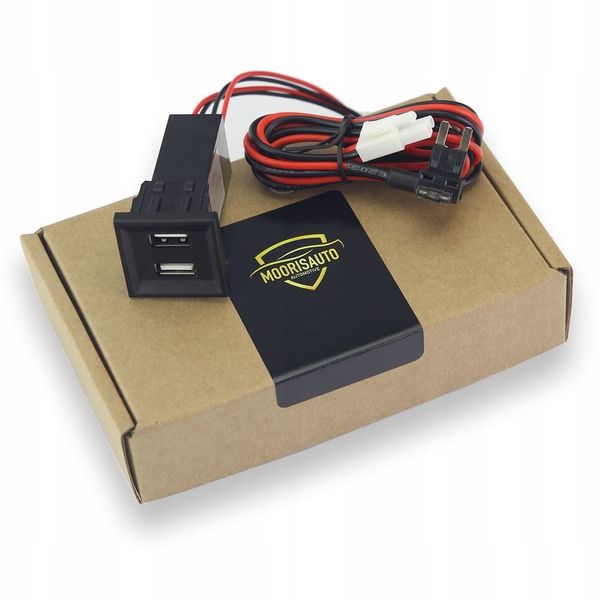 Ładowarka 2x USB VW T5 2003-2009 - RED Light zdjęcie 1