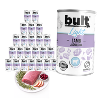 BULT LIGHT mokra karma dla psa Jagnięcina puszka 24x400g
