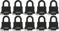 ABUS 10 SZT KŁÓDKA JARZMOWA SYSTEM JEDNEGO KLUCZA