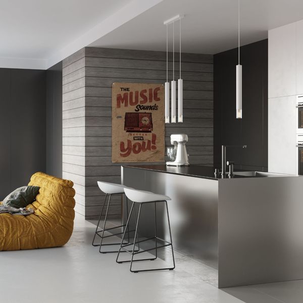 Lampa wisząca WEZYR 3 biała zdjęcie 6