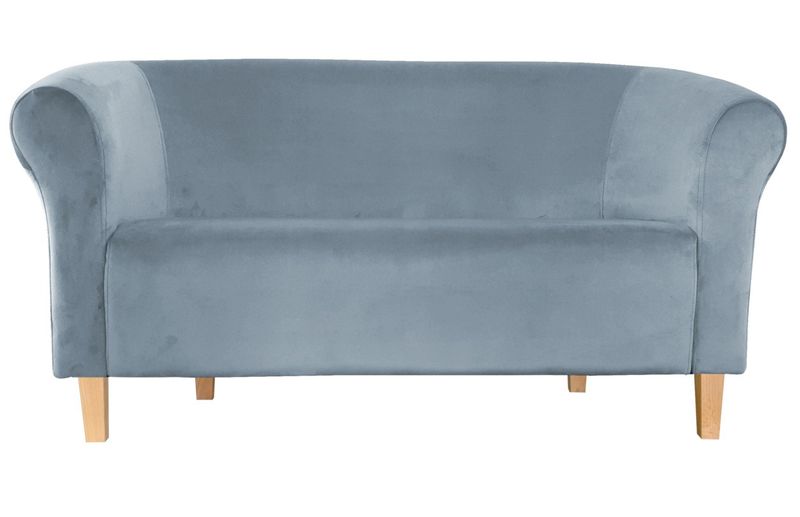 Sofa Milo BL06 szary błękit nogi 15 buk zdjęcie 1
