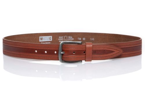 MUSTANG PASEK SKÓRZANY SOPO-MUS143 645 40mm Ledergürtel (RO39-2918A) 85 na Arena.pl