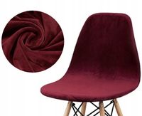 POKROWIEC NA KRZESŁO SKANDYNAWSKIE WELUR PREMIUM