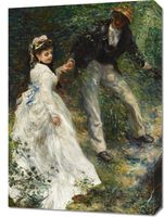 Obraz 50x70cm La Promenade,  Pierre-Auguste Renoir do Salonu