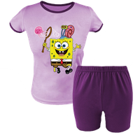 Krótka Piżama dziecięca SpongeBob Kanciastoporty