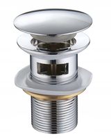 MEXEN KOREK UMYWALKOWY KLIK-KLAK CHROM MOSIĘŻNY