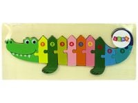 DLA DZIECI DREWNIANY PUZZLE LICZBY
