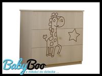 KOMODA DZIECIĘCA dla dzieci BABY BOO  grawerowane wzory!