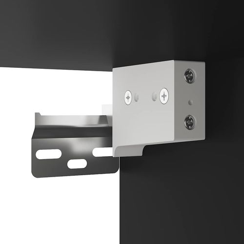 Wiszące szafki nocne z LED, 2 szt., czarne na Arena.pl