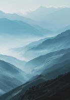 Plakat 68x98cm Między Chmurami