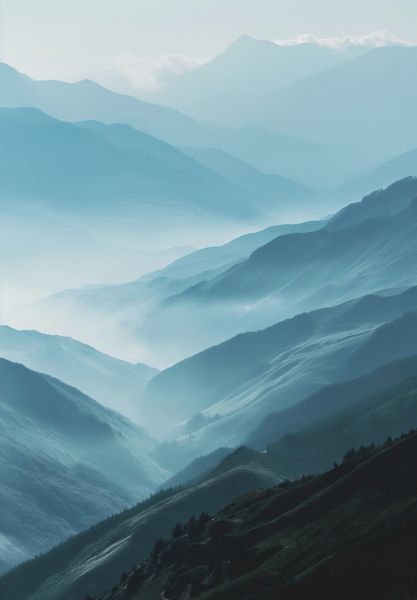 Plakat 68x98cm Między Chmurami zdjęcie 1