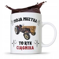 Dla Rolnika Kubek Moja Muyzka Ryk Silnika Z Nadrukiem Ze Zdjęciem