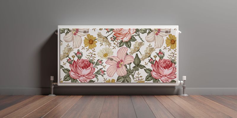 Mata MAGNETYCZNA Kwiaty Tropikalne Róże Liście Natura 80cm x 60cm zdjęcie 3