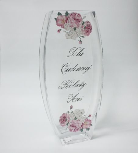 Wazon z nadrukiem UV podziękowanie dla pracownika na Arena.pl