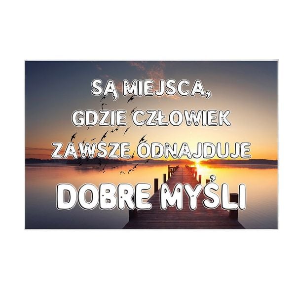 Są miejsca - magnes szklany zdjęcie 1