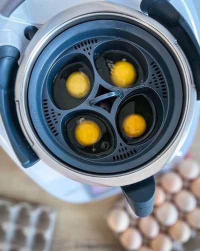 Gotowanie jajek w koszulkach/na parze Thermomix TM7 TM6 TM5 TM31 steamEGGS na Arena.pl