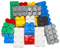 Klocki Hemar rozmiar K3 konst100 el luz kol podstawowe+monochrom