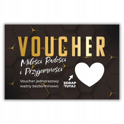 KUPON ZDRAPKI HOT X10 PREZENT NA DZIEŃ CHŁOPAKA MĘŻCZYZN FACETA na Arena.pl