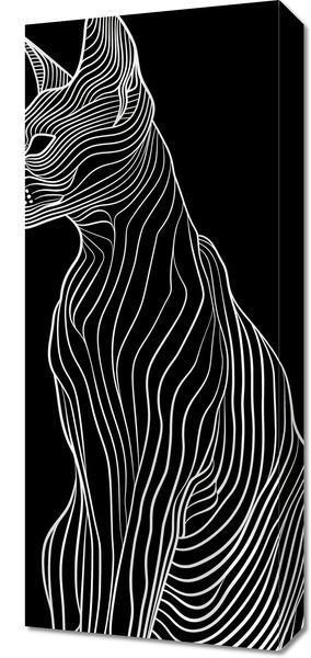 Obraz 30x70cm Minimalny Kontur zdjęcie 1