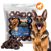 Przysmaki dla psa ringi kolagenowe z koniną 5cm 500g CHEWY UNIQ PETS