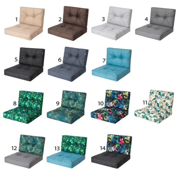 Poduszka ogrodowa KAJA na fotel, meble technorattan taras balkon 59x59 zdjęcie 18