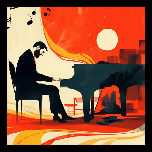 Plakat 30x30cm Pianista na Arena.pl