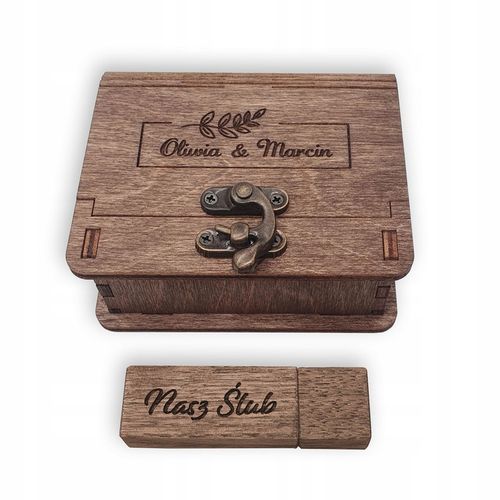 Pendrive 32GB 3,0 + Drewniane pudełko + GRAWER na Arena.pl