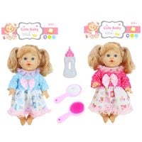 lalka dziewczynka z głosem i akcesoriami 30cm a-0107