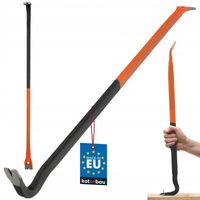 ŁOM KUTY WYCIĄGACZ GWOŹDZI 800MM BUDOWLANY DWUSTRONNY STALOWY ŁAPKA BRESZKA