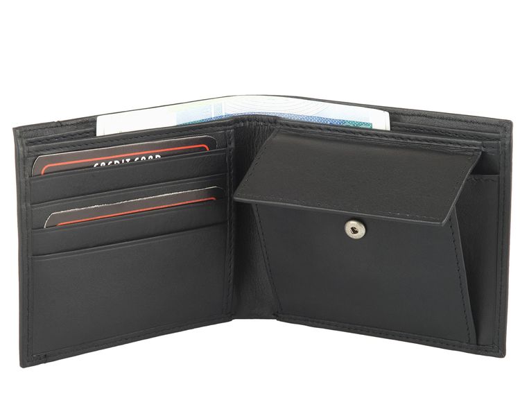 Portfel męski Dan - Mio Gusto Czarny zdjęcie 4