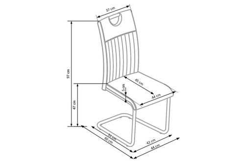 Krzesło K258 czarny na Arena.pl